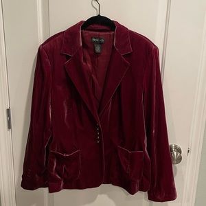 Vintage velvet blazer